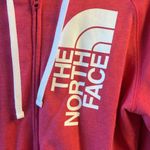 The North Face Pink and White Full Zip Hoodie Size Large Photo 1