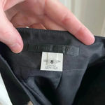 Jenni Kayne 854  Black Cotton Pencil Skirt Beige Abstract Stripes Lined Midi Photo 6