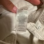 Aritzia Wilfred Free High Rise Cuffed Denim Shorts Off White Bone- Size 8 Photo 5
