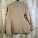 Unbranded Tan XL Lined Suit Jacket with 1 Button Front and 2 Outside Pockets Photo 1
