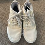 Adidas  Cream and White Sneakers with Knit Upper WORN! Photo 1