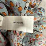 Poupette St. Barth Soledad Off Shoulder Mini Dress Size Large Sky Blue Murrina Photo 4