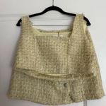 House of Harlow  1960 Yellow Tweed Skirt Set Photo 0