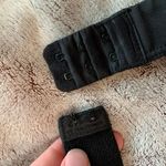 Zella  Scoop Neck Low Impact Sports Bra Keyhole‎ Racerback Wireless Black Size S Photo 3