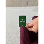 Halara Breezeful Racerback Dress Womens L Burgundy High Lo Midi Flowy Travel Photo 6