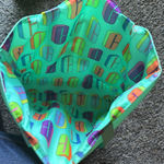 Clinique  Logo C Colorful Rainbow Large Shopping Shoulder Tote Bag Light Green Photo 3