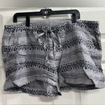 Caslon  Gray and Black Boho Linen Shorts - Size XL - EUC Photo 0