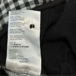 Anthropologie  Women’s 0 Black White Checkered Plaid Essential Crop Flare Pants Photo 8