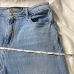 Hollister Womens Ultra HighRise Dad Jeans Split Hem Light Wash Denim W28 L31 EUC Photo 7