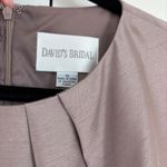 David's Bridal Taupe Beaded Dress and Jacket Set Ensemble Size 12 Wedding Attire Photo 8