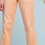 Anthropologie NWT $98  Peach Relaxed Slim Classic Cotton Blend Chino 33 Photo 0
