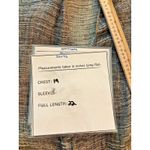 Eileen Fisher Cardigan Women's Petite Gray White Striped Blazer Open Front Linen Photo 6