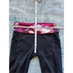 Lululemon  Black Berry Rumble Pace Rival Crop Athletic Leggings Size 8 Photo 5