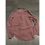 Aeropostale 87 Womens Pink Fitted Size XS 100% Cotton Button-Up Shirt D-215 Photo 5