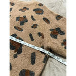 Simply Southern  Leopard Crewneck Sweatshirt Size Large Animal Print Warm Soft Photo 6