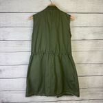 Ro & De  Anthropologie Cargo Vest‎ Full Zip Jacket Olive Green Womens Size Small Photo 7