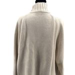 Gap Vintage Quarter Zip Long Sleeve Knit Crochet Pullover Sweater Cream Size XL Photo 2