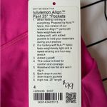 Lululemon Woman’s  Sonic Pink Align Leggings Size 4. New With Tags. Photo 2