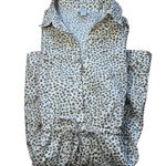 J.Crew  Womens Brown Animal Print Short Sleeve Collared Mini Dress Size 4P Photo 5