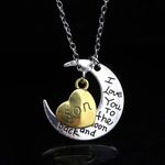 I LOVE YOU Dear Son Heart Pendant Necklace Multiple Photo 3