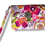 Vera Bradley retired Clementine quilted turnkey clutch wallet wristlet Photo 0