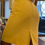 Mustard Yellow Pencil Skirt Size 6P Photo 1