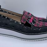 Betsey Johnson rhinestone jewel slip on platform shoes women’s Size 9 1/2 Photo 5