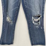 PacSun  Medium Wash Distressed Mom Jean Womens 28 Blue Denim Baggy 90s Casual Photo 9