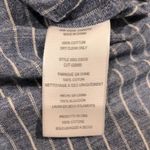 Joie  Alannie in Chambray Lightweight 100% Cotton Striped LongSleeve Dress Medium Photo 10