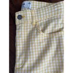 Hollister‎ Ultra High Rise Yellow Plaid Flare Pants XS Photo 3
