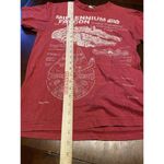 Star Wars Millennium Falcon Blueprint Diagram Red Graphic T-shirt S Corellian Photo 4