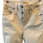 Madewell  10" High-Rise Skinny Jeans in Pure‎ White: Step-Hem Edition size…26 Photo 2