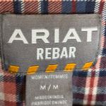 Ariat  Rebar Blouse Women's Size Medium Flannel Durastretch Long Sleeve Plaid Photo 3