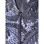 Vera Wang Beaded Sequin Cocktail Party Dress size 6 Black Photo 4