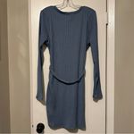 Pink Lily  blue long sleeve ribbed dress size 2XL Photo 1