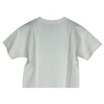 J.Crew Jewel Embellished Beading Short Sleeve Crewneck Blouse Top XSS White Blue Photo 5