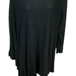 Alfani  Black Asymmetrical Poncho Pullover Sweater Size XL Rayon Blend Photo 0