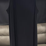 Nik And Nash  Black Crew Neck Sheath Midi Dress for Work size large Photo 0