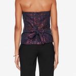 Intermix ciara brocade metallic strapless top Photo 1