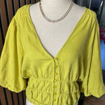 Marc by Marc Jacobs Marc New York andrew Mark size medium yellow pirate shirt short cut off Photo 0