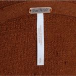 Free People  | Cozy Burnt Butter Bubble Sleeve V-Neck Sweater Photo 5