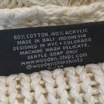 Wooden Ships Women's Cream Fringed Shaker-Knit Distressed Open Cardigan Photo 6