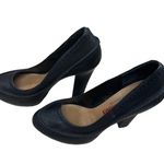 True Religion women’s black 5 inch tall leather heels size 10M SKU 2947 Photo 0