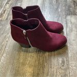Style & Co . Deep Red Ankle Booties Size 8.5 W Photo 8