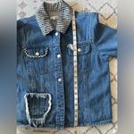 Samantha Sipos Gingham Collar Embroidered "Girls"
Denim Jacket Size Medi… Blue Size M Photo 6