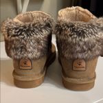 BEARPAW Brown Suede Fur-Lined Boots Photo 4