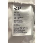 H&M  Women’s‎ 2XL One-Piece Swimsuit Blue White Stripe Ruffle Strap Coastal Chic Photo 2