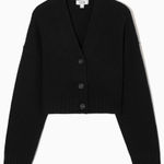 COS CHUNKY CROPPED CASHMERE-BLEND CARDIGAN Photo 0