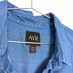 AYR  Blue Denim Tencel Sleeveless Top Photo 1