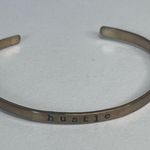 MantraBand Gold  Hustle Adjustable Stainless steel Lead free Bracelet Cuff Photo 1
